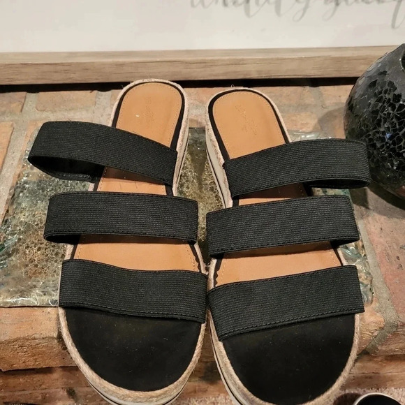Universal Thread Platform Sandal Size Wms 9 - Picture 1 of 8